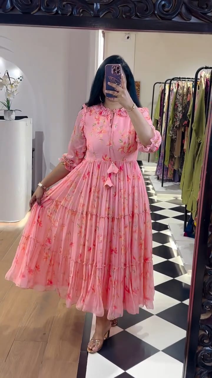 TREND TRINITY SUMMER AZURE BLOOM DRESS