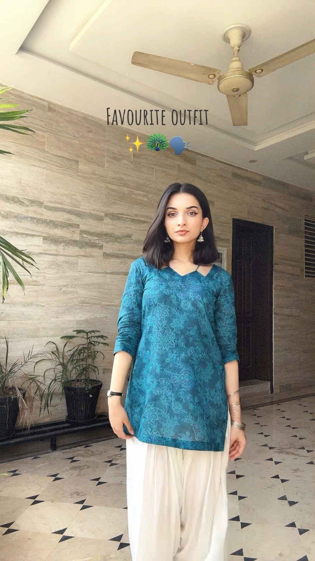 Veerja Blue Back-Tie Cord-set