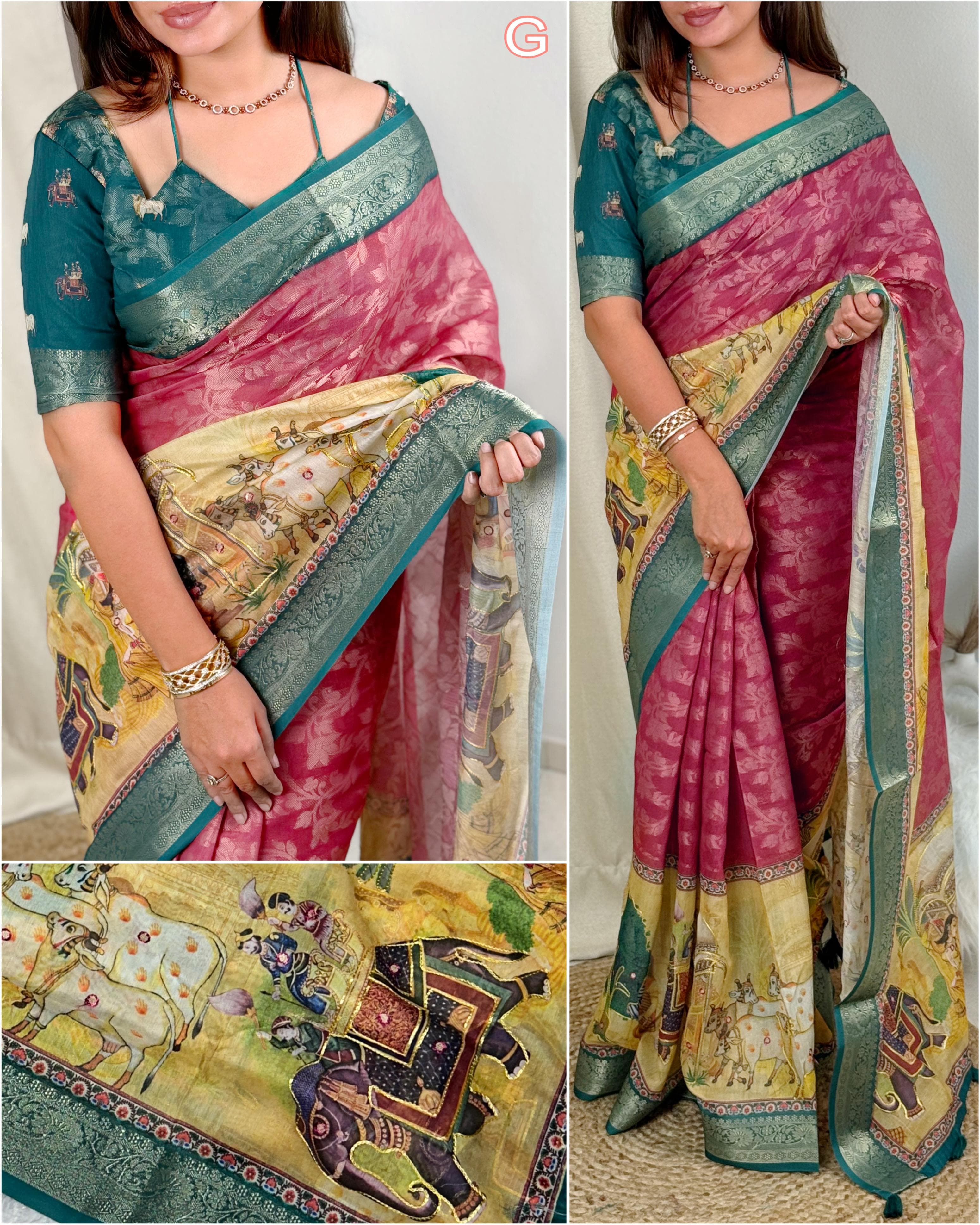 Make every moment special with our exclusive pichwai printed collection