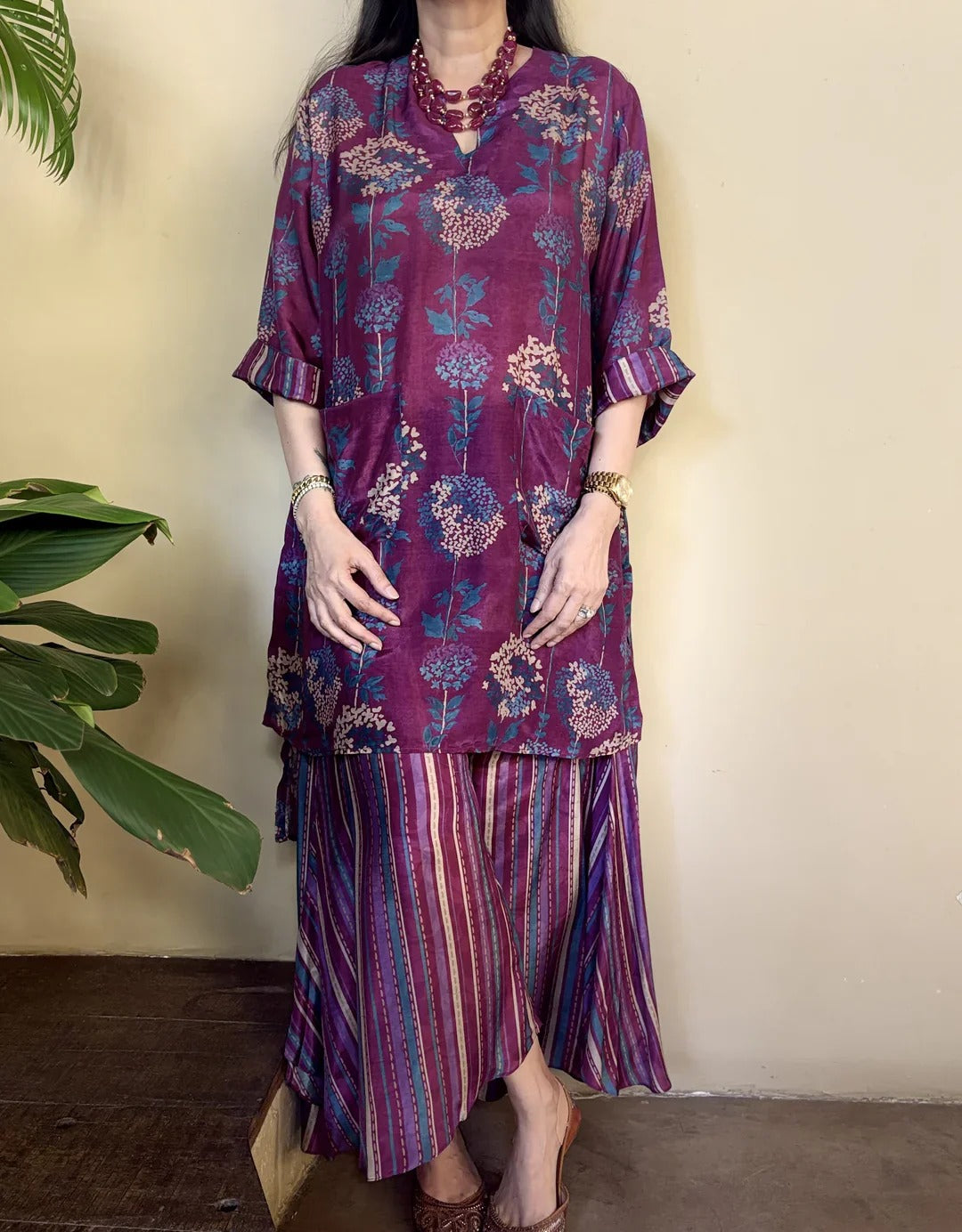 Mana Cotton Printed Bloom Cord-Set