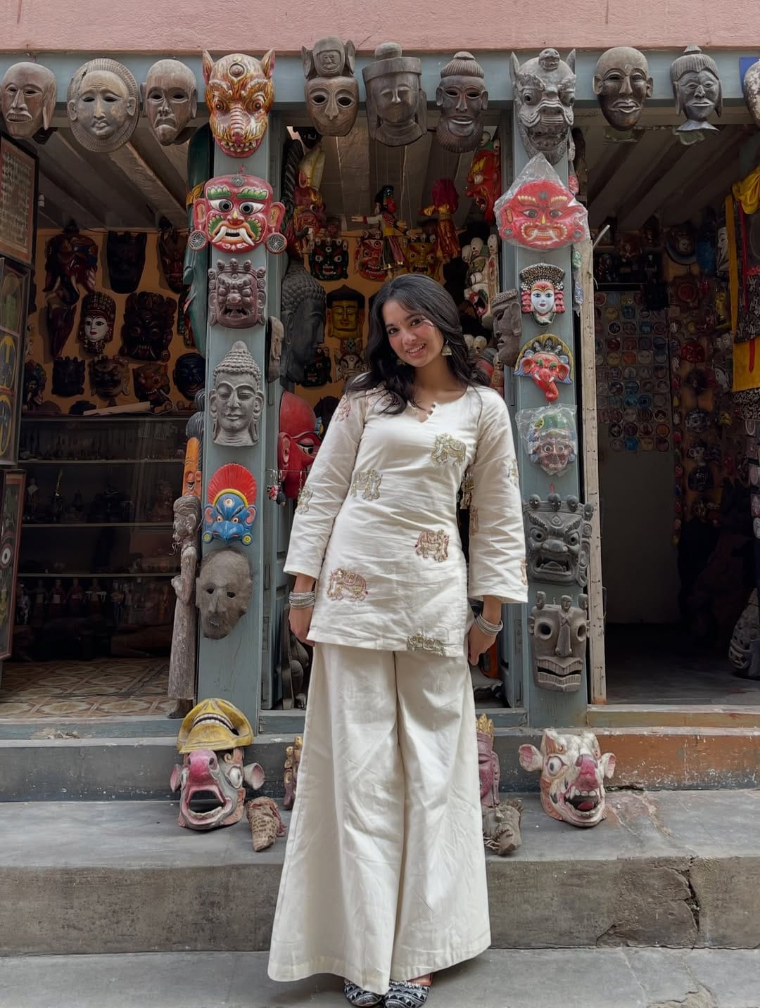 Tara Full Sleeve Hand Embroidered Kurti