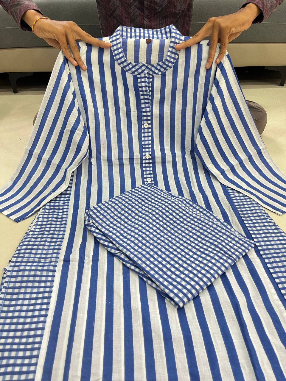 Premium Fine Cotton Co-Ord Style Kurti Pant Set