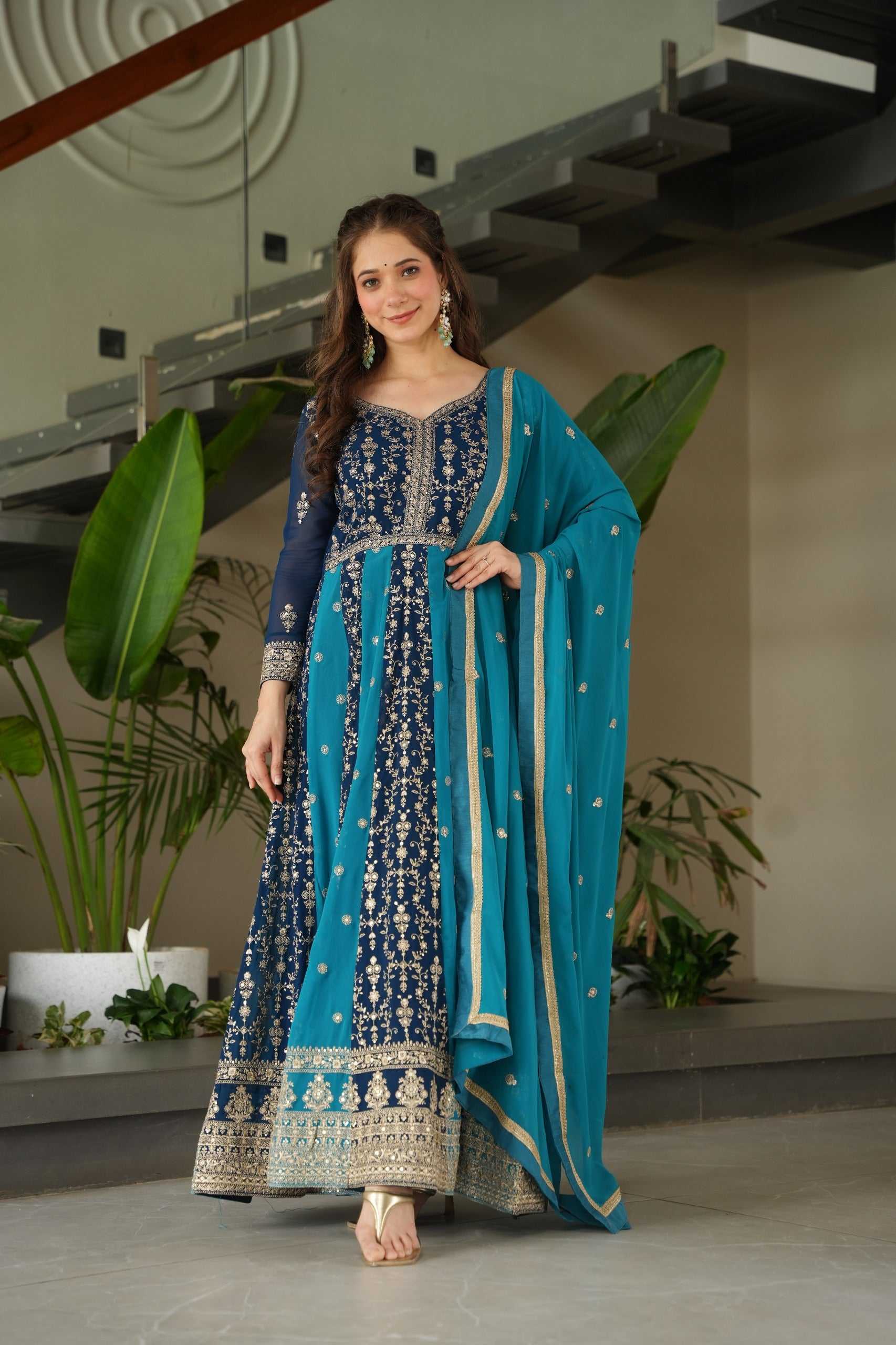 PREMIUM DESIGNER READYMADE GOWN-DUPATTA COLLECTIONS 2025
