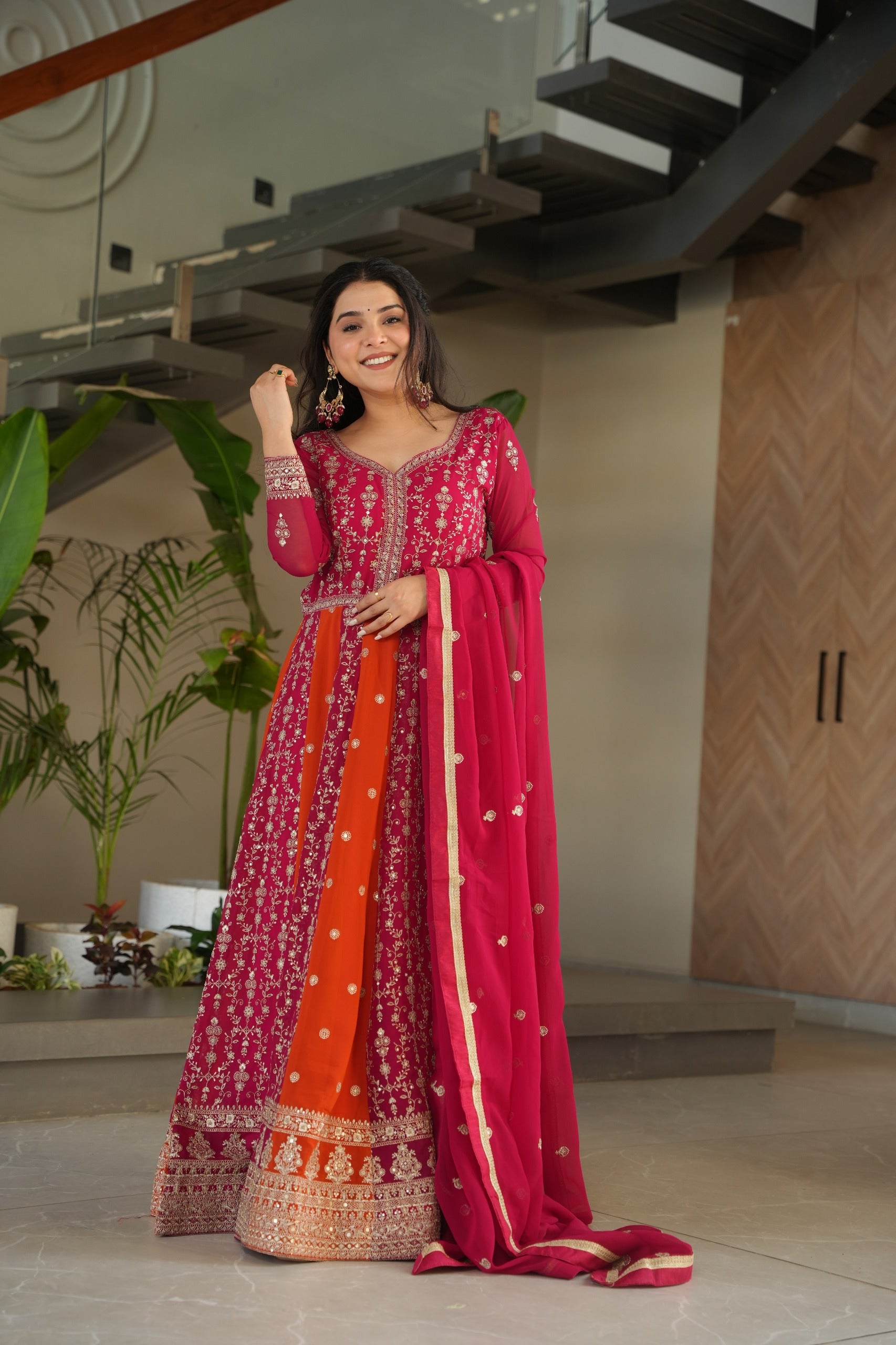 PREMIUM DESIGNER READYMADE GOWN-DUPATTA COLLECTIONS 2025