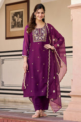 Presenting New Reyon beautiful suit set and duppta
