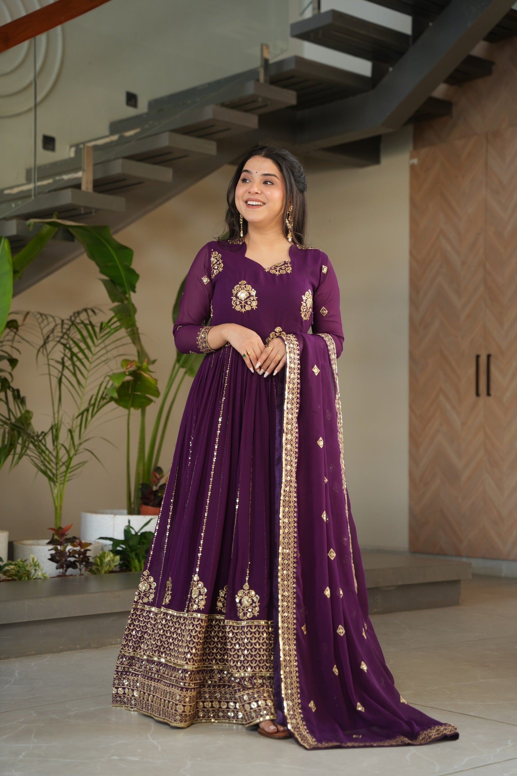 PREMIUM DESIGNER READYMADE GOWN-DUPATTA COLLECTIONS 2025