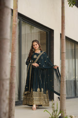 PREMIUM DESIGNER READYMADE GOWN-DUPATTA COLLECTIONS 2025