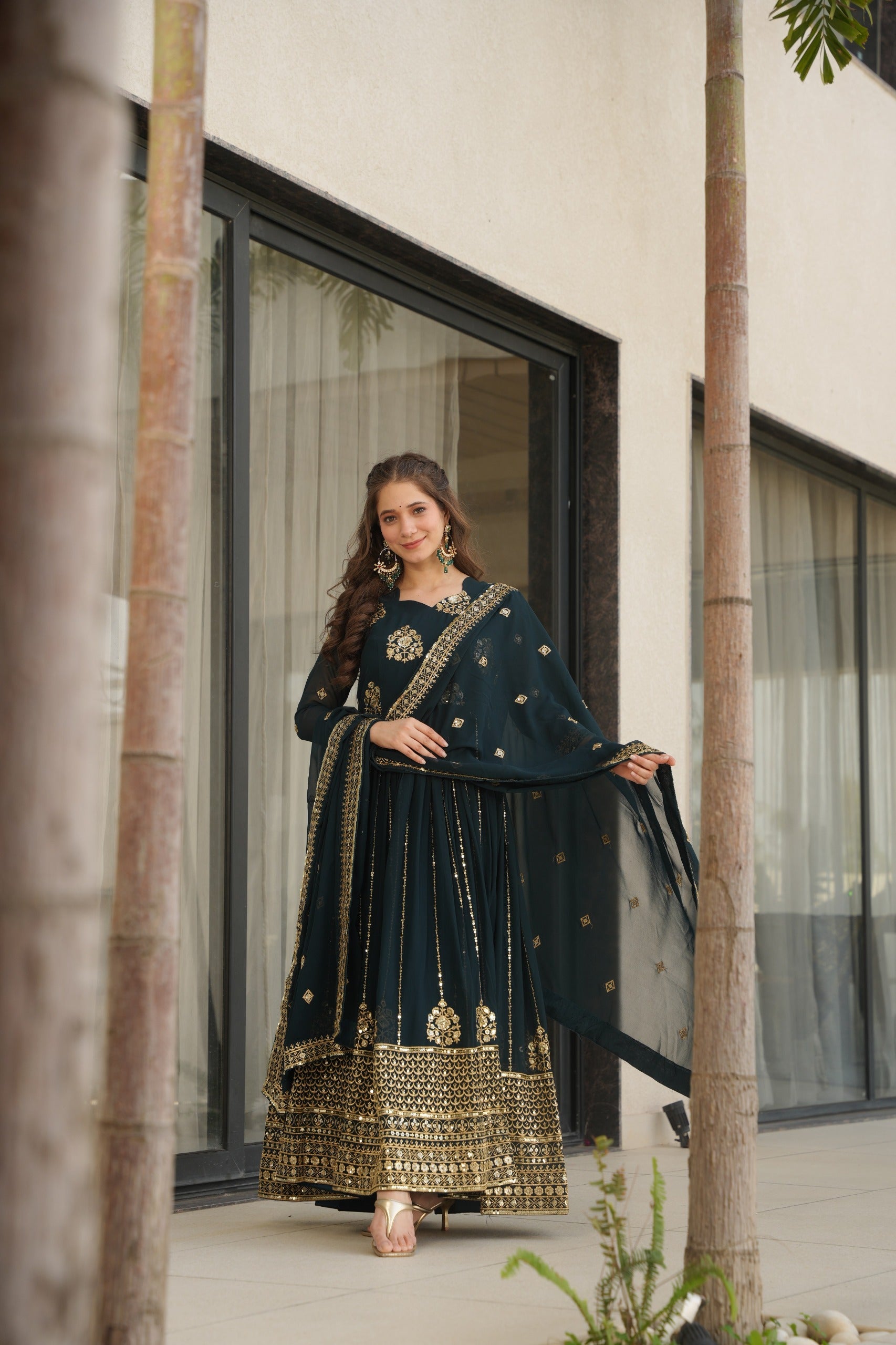 PREMIUM DESIGNER READYMADE GOWN-DUPATTA COLLECTIONS 2025
