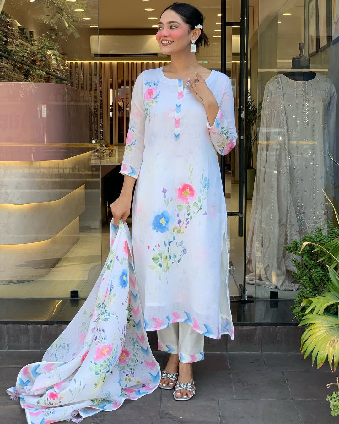 DIGITAL PRINTED TOP BOTTOM AND DUPATTA