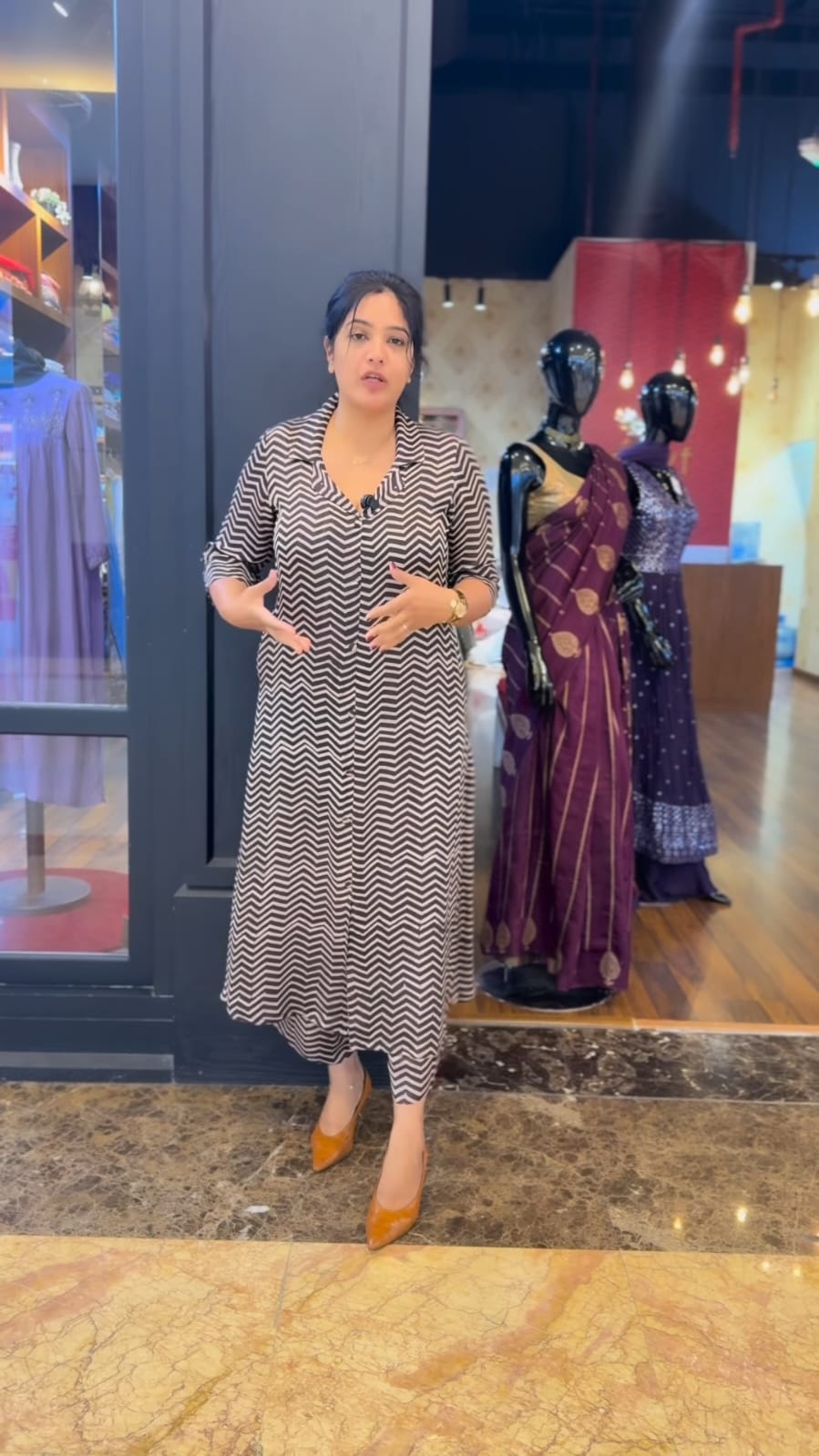 Black & White Cotton Co-Ord set