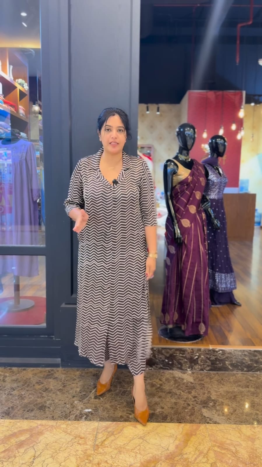 Black & White Cotton Co-Ord set